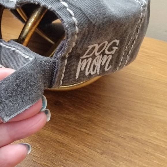 COPY - KBethos “Dog Mom” Distressed Embroidered Patch Baseball Cap - Picture 10 of 10